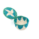 Alajeros tejidos a mano en palma Alajeros tejidos a mano en palma