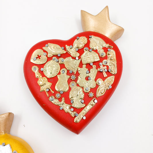 Corazon Milagrito con coronita
