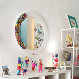 Espejo blanco - Alebrije - Colección artesanal de papel reciclado Espejo blanco - Alebrije - Colección artesanal de papel reciclado