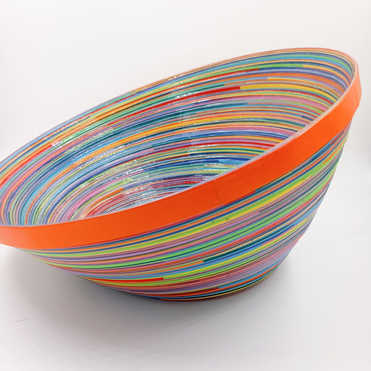 Fruit bowl - Handmade collection of recycled paper