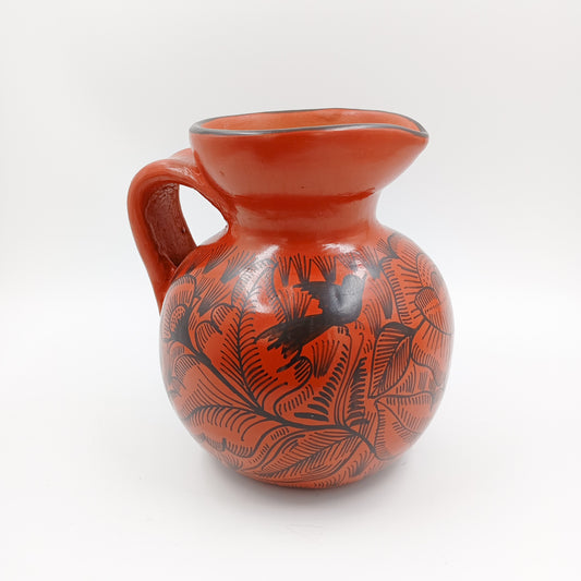 Jarrita de barro bruñido de Michoacán