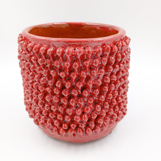 Macetas de barro vidriado