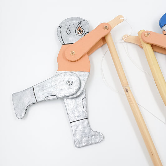 Maromeros de cartón – El Santo y Blue Demon