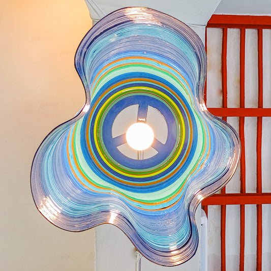 Lámparas de colores de papel moldeado - Serpentina