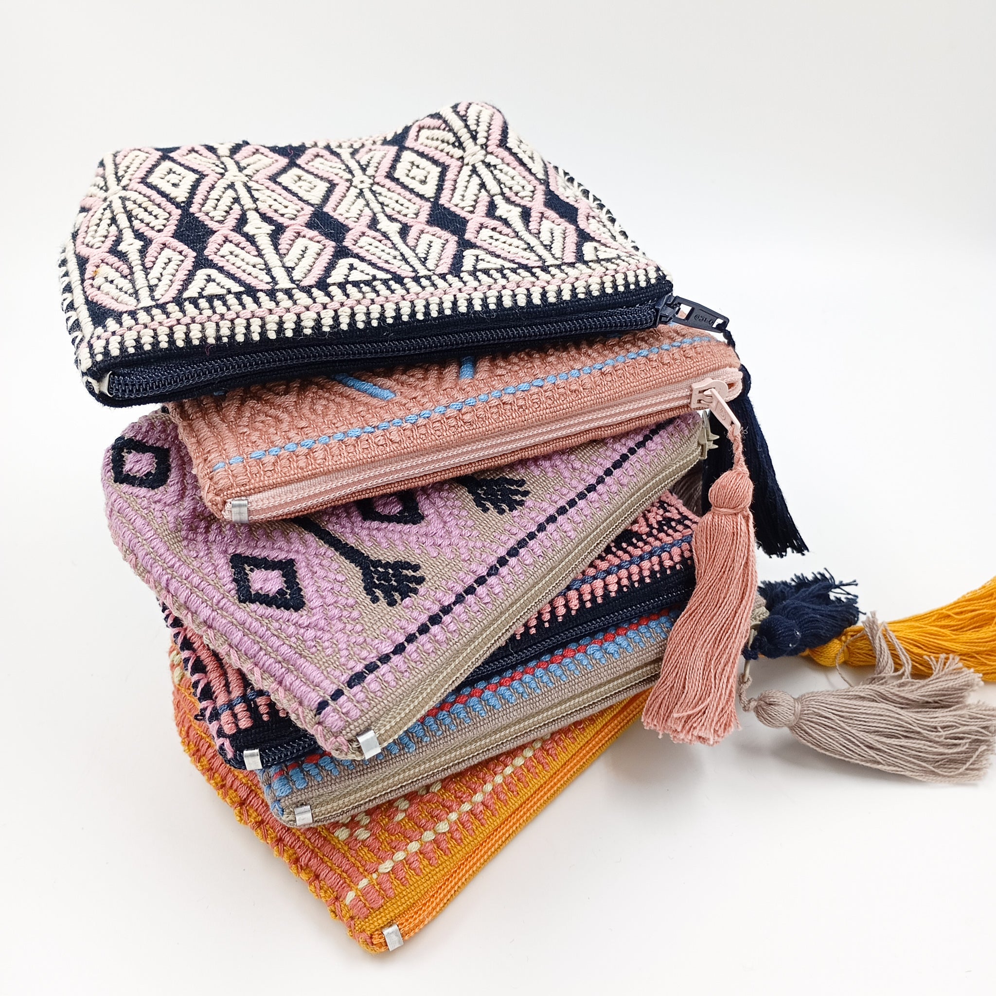 Artesanal Billetera De Mano Cartera Artesanal Tailandesa Con