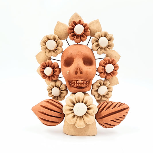 Ofrendas de barro con técnica pastillaje