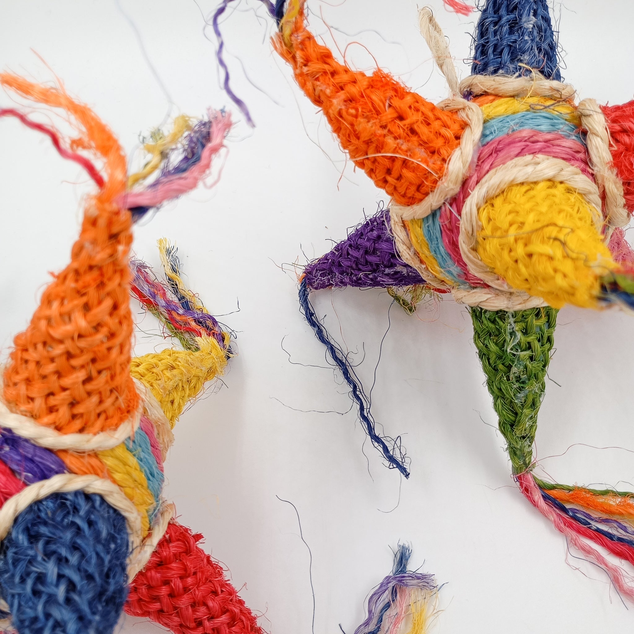 Estrellas de ixtle para árbol de navidad Estrellas de ixtle para árbol de navidad