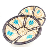 Plato cónico de palma tejido a mano Plato cónico de palma tejido a mano