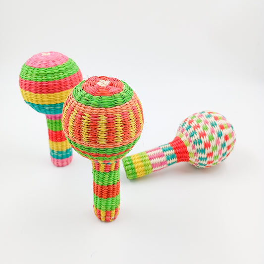Sonaja chica de colores - Jipijapa