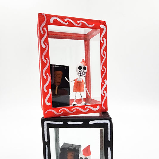 Cajita de la calaverita "El Taquero"