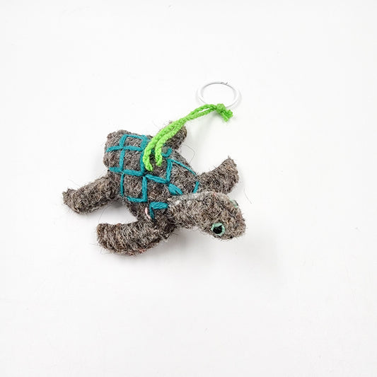 Peluche tortuga de lana artesanal