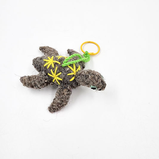 Peluche tortuga de lana artesanal