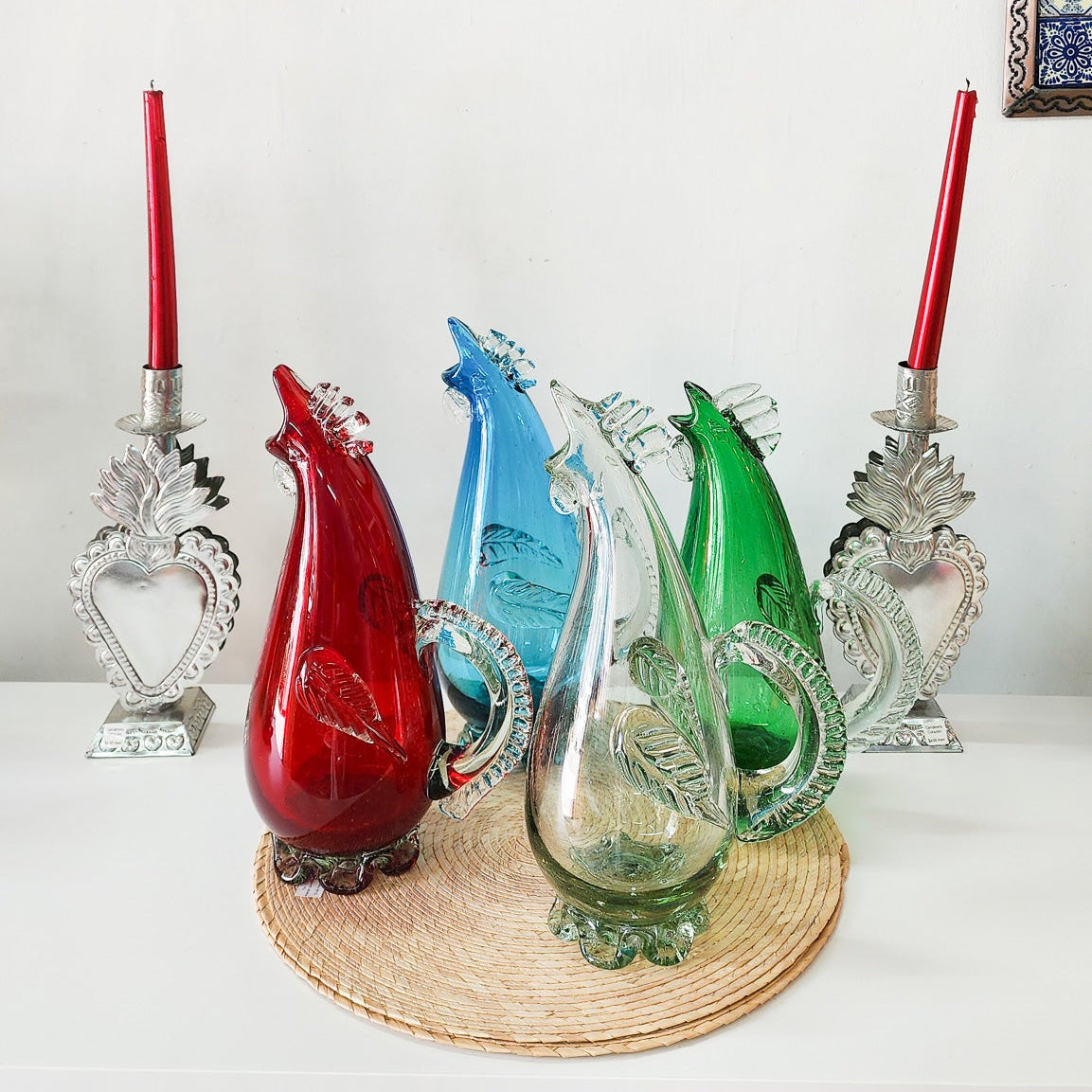 Blown glass Gallo jug