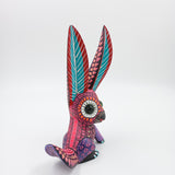 Alebrije conejo orejón morado