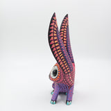 Alebrije conejo orejón morado