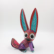 Alebrije conejo orejón morado