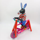 Alebrije burro en bicicleta - San Martín Tilcajete