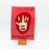 Arte Kitsch de Lucha Libre sobre lámina