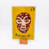 Arte Kitsch de Lucha Libre sobre lámina