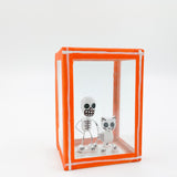 Cajita de la calaverita con su gato