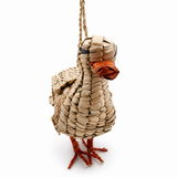 Bolsa gaviota tejida en palma