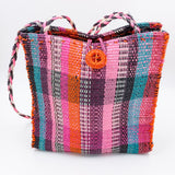 Bolsa artesanal de henequén hecha en Yucatán