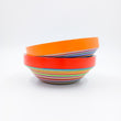 Set de 2 bowls botaneros de papel reciclado “Serpentina”