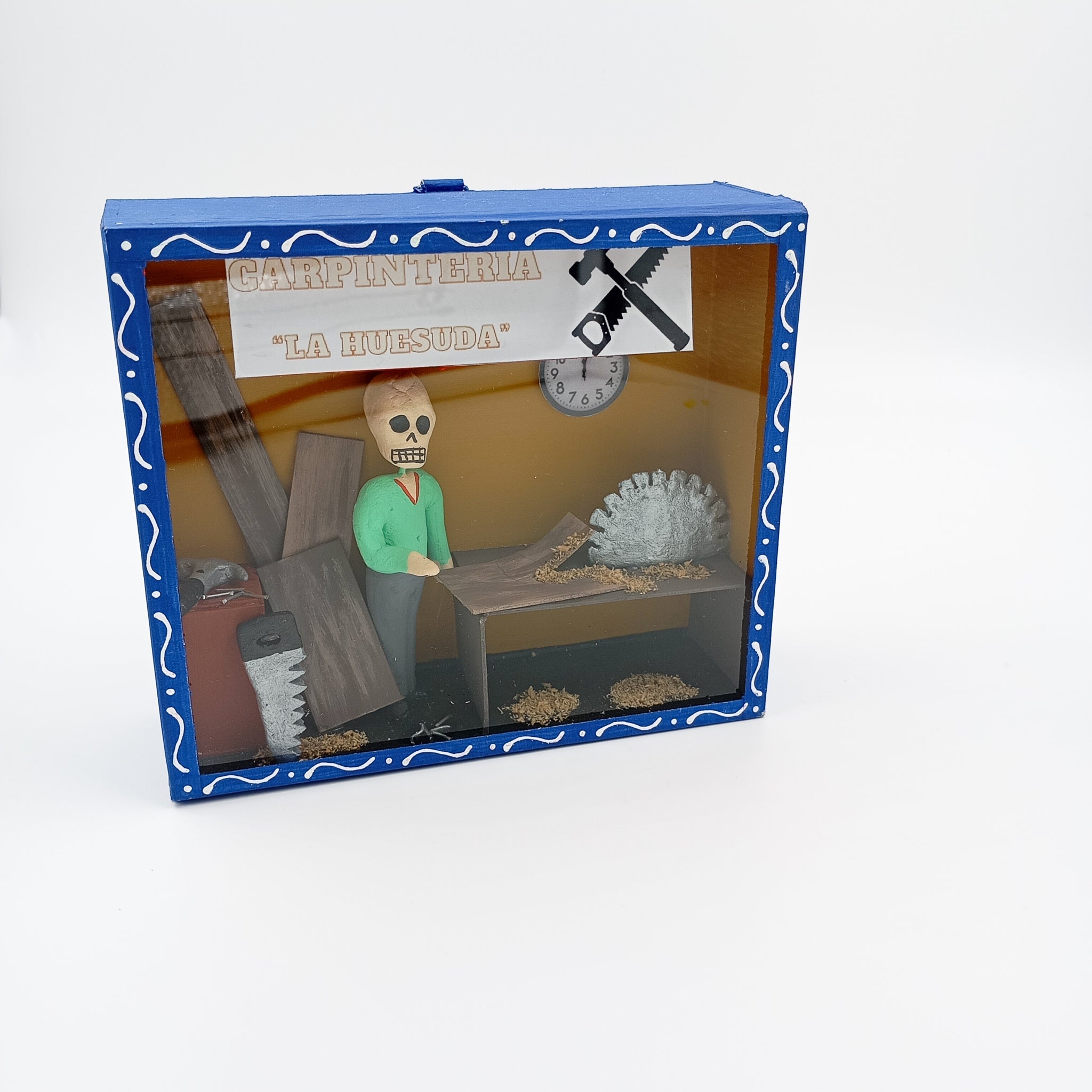 Caja de calaverita oficios - Carpintería La Huesuda