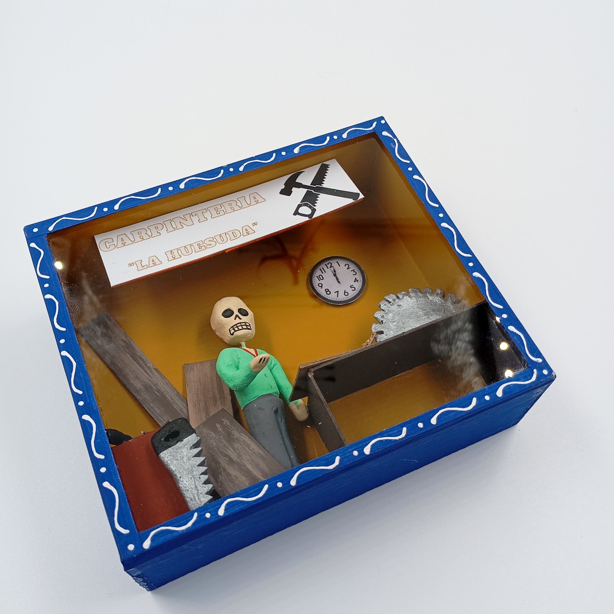 Caja de calaverita oficios - Carpintería La Huesuda