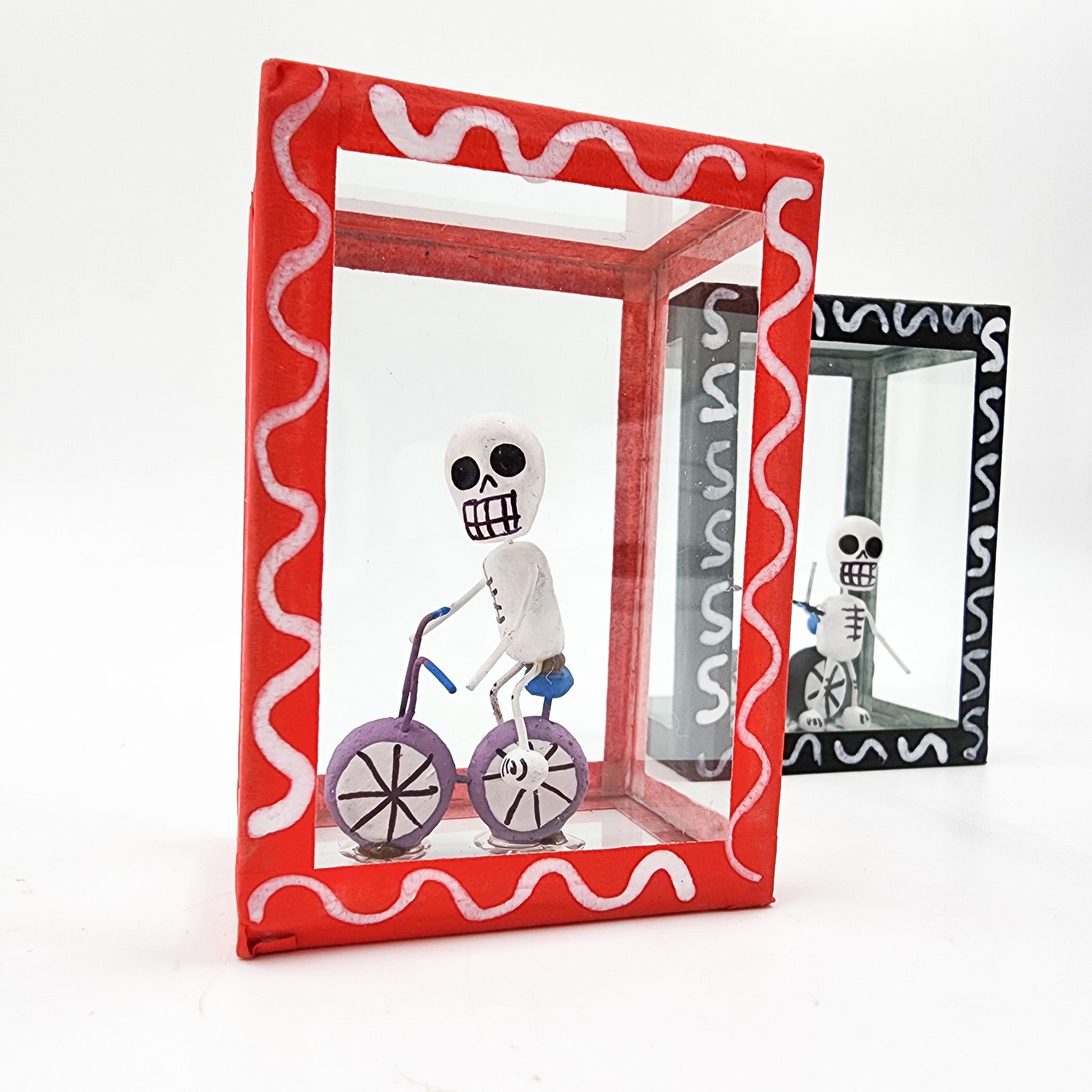 Cajita de la calaverita "El Ciclista"