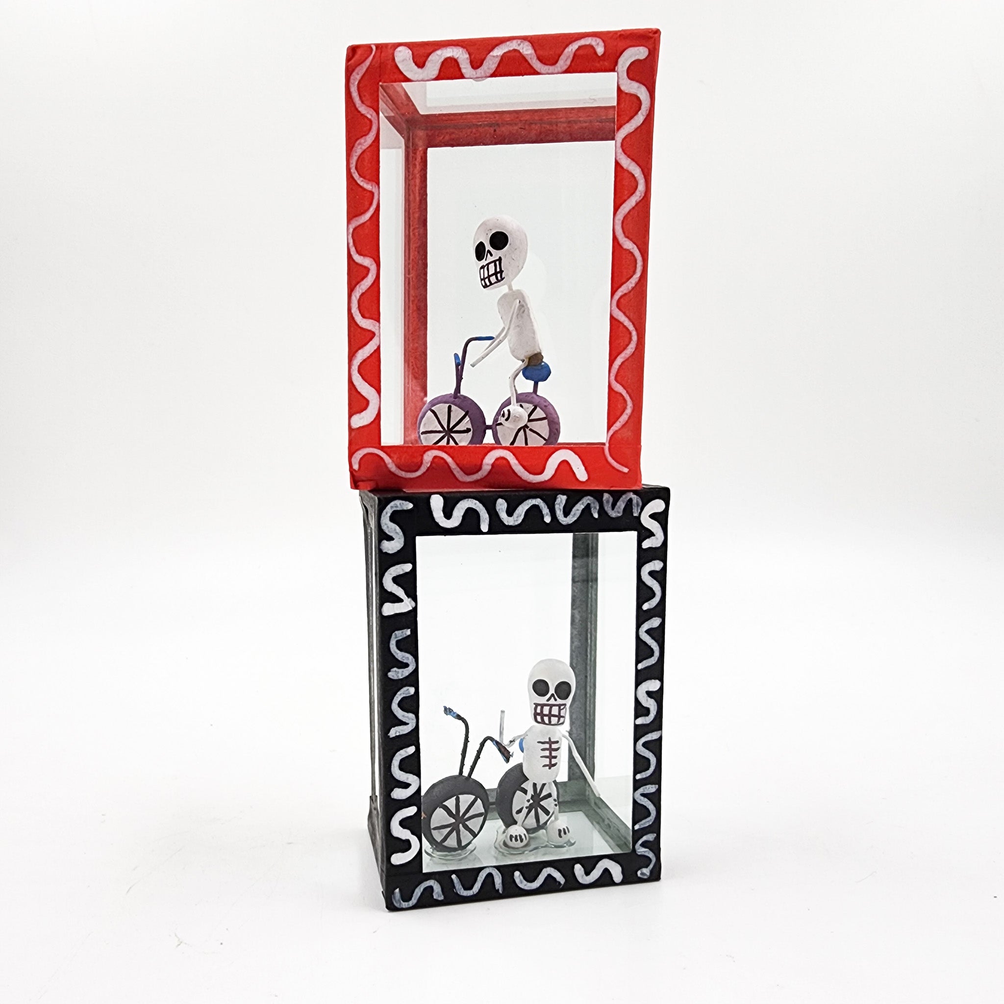 Cajita de la calaverita "El Ciclista"