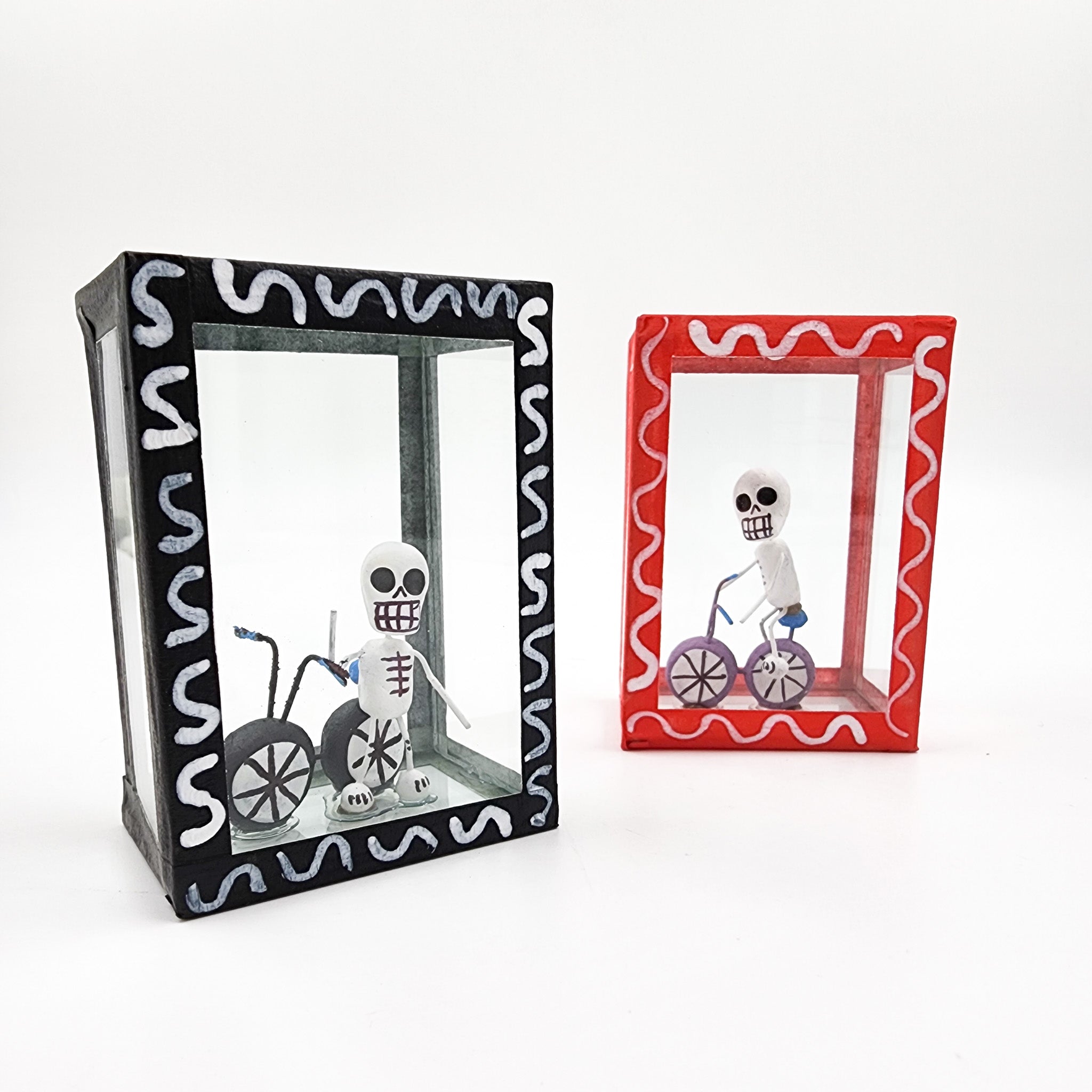 Cajita de la calaverita "El Ciclista"