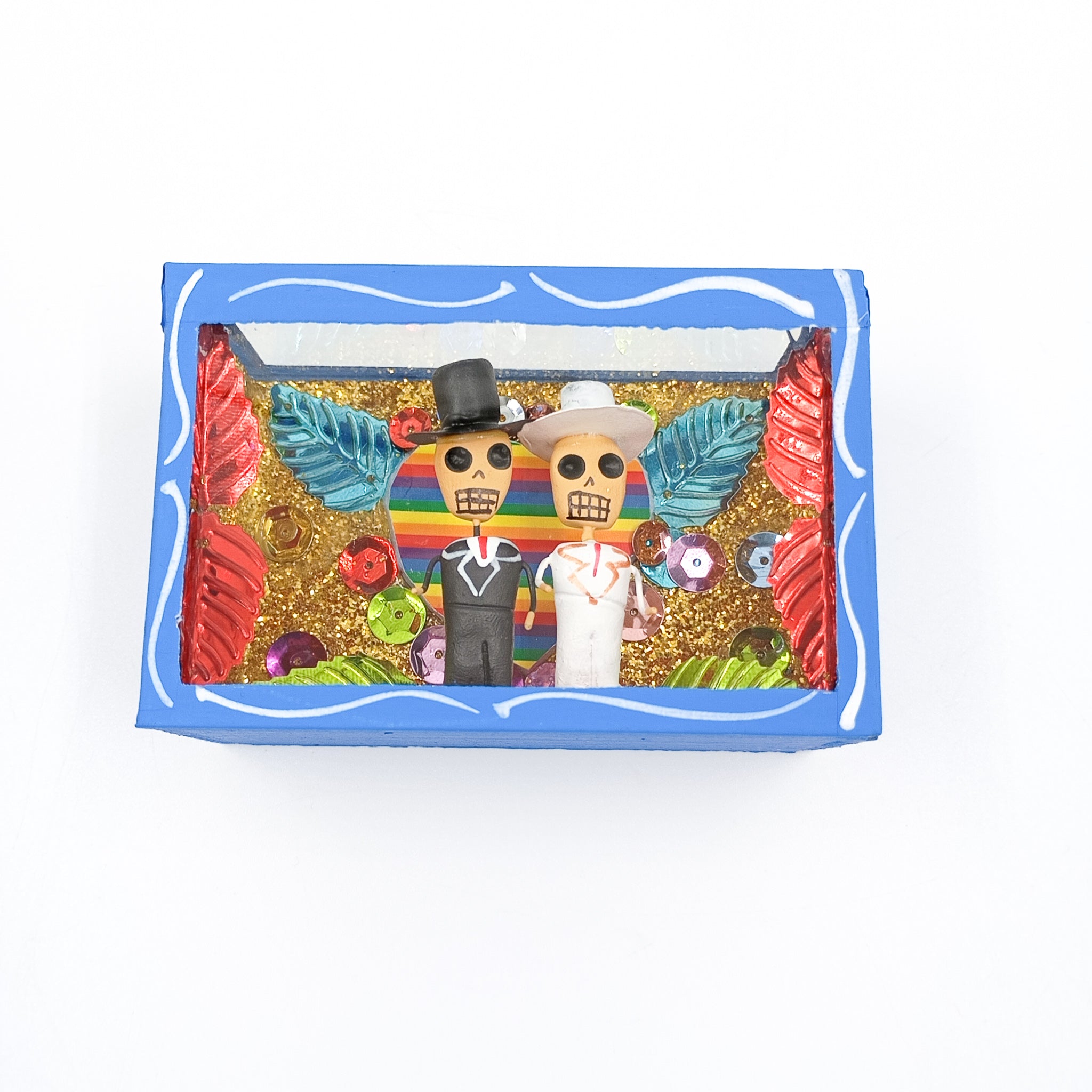 Cajita de calaveritas  LGBTQIA+ Parejas
