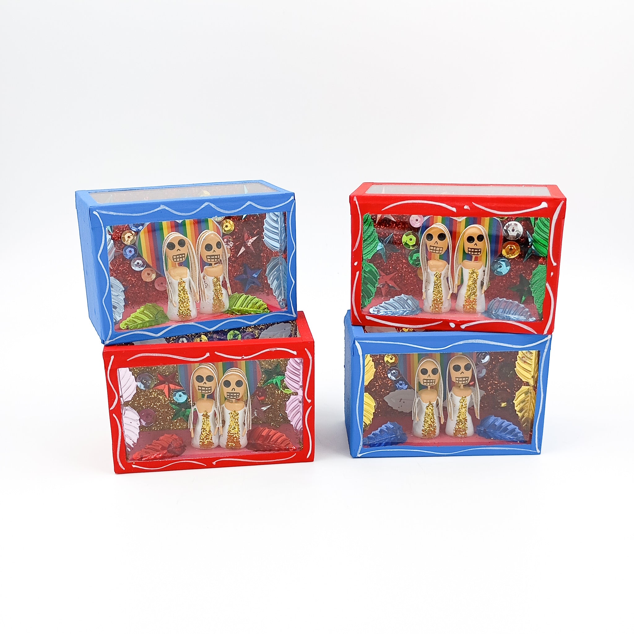 Cajita de calaveritas  LGBTQIA+ Parejas