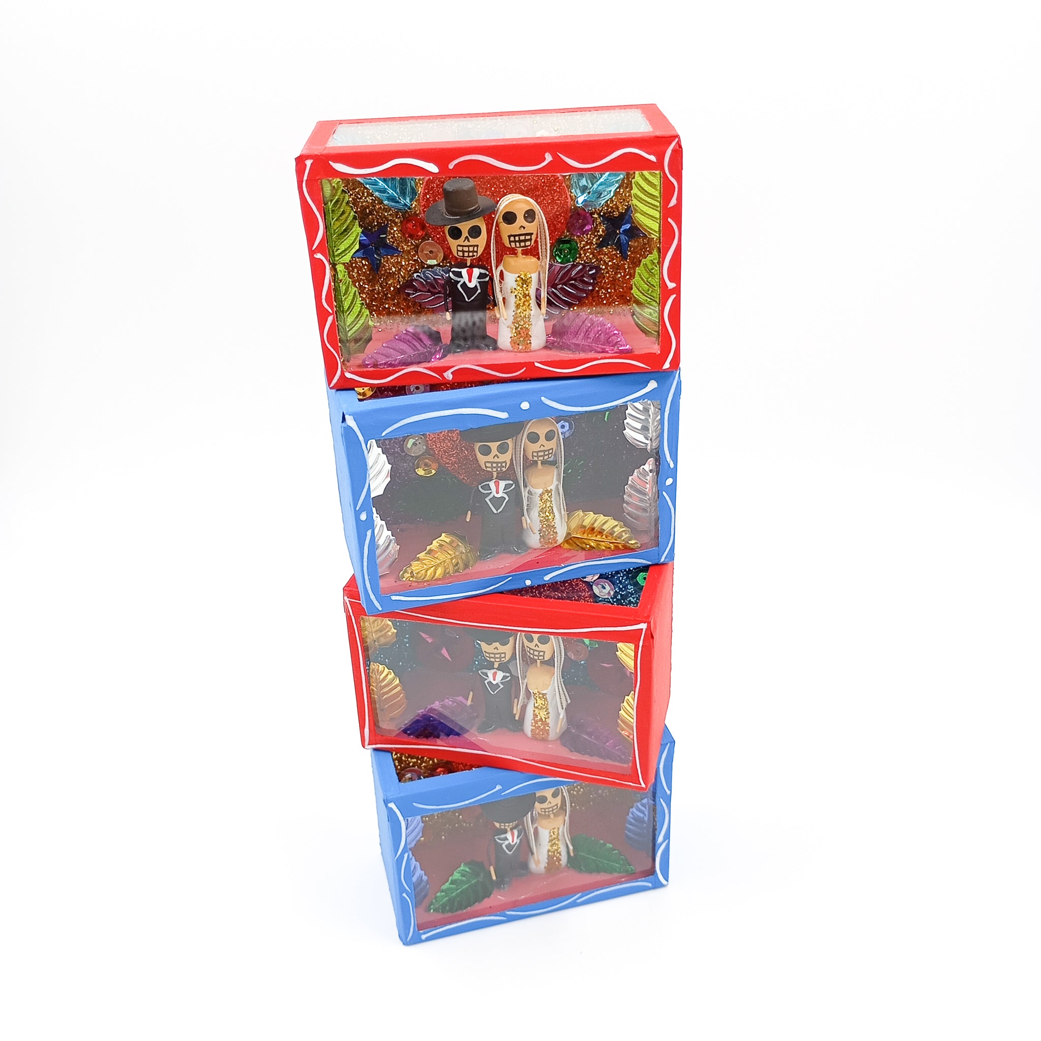 Cajita de calaveritas  LGBTQIA+ Parejas