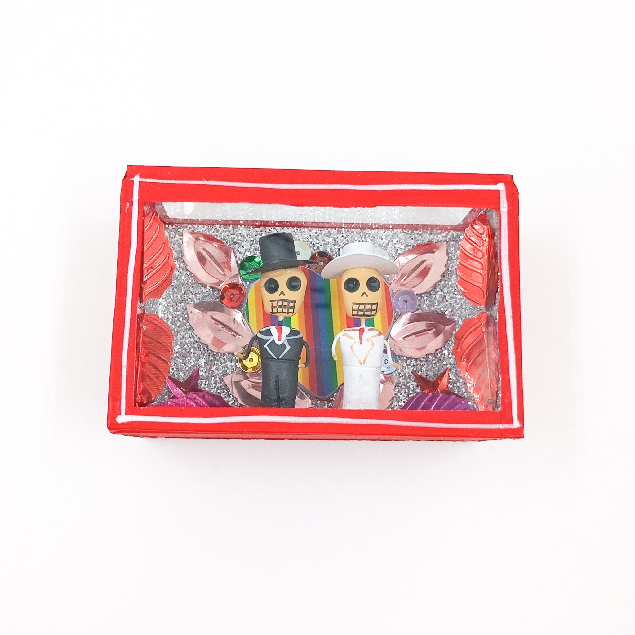 Cajita de calaveritas  LGBTQIA+ Parejas