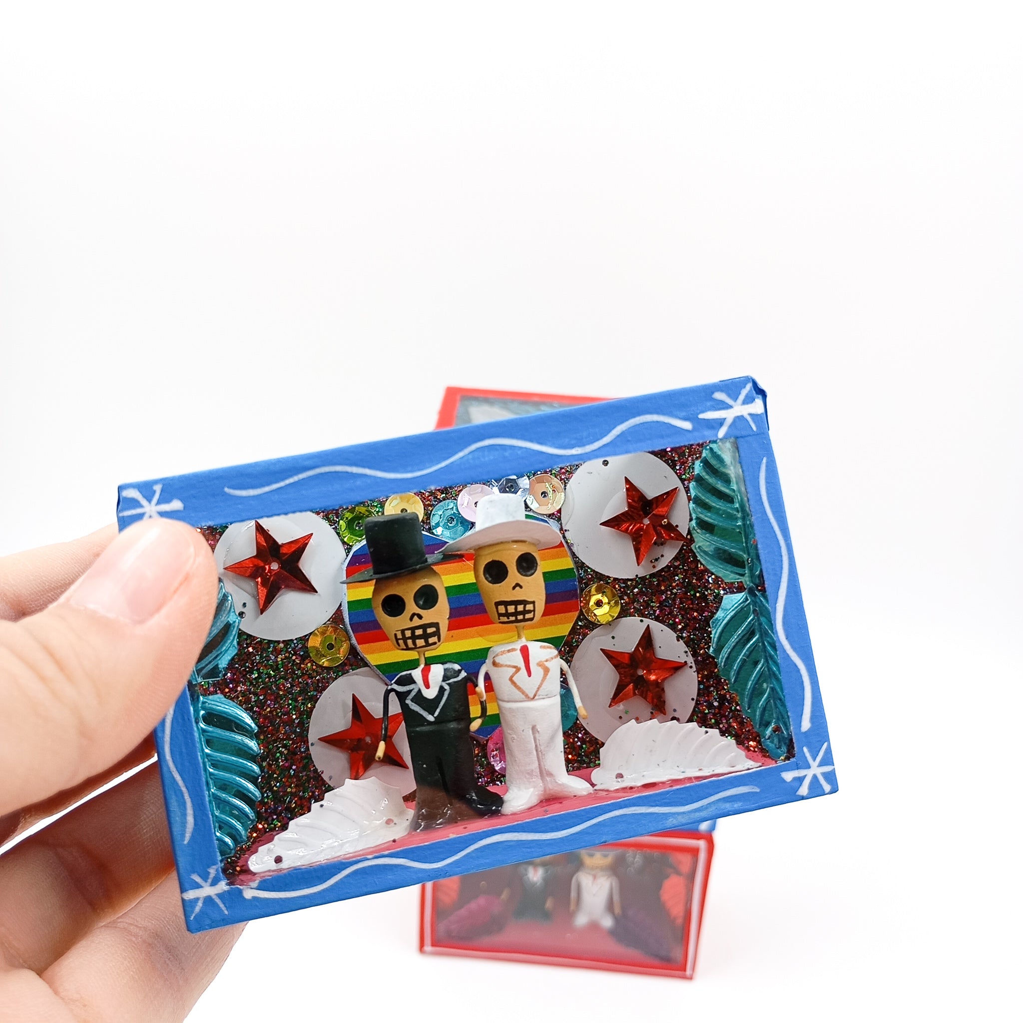 Cajita de calaveritas  LGBTQIA+ Parejas