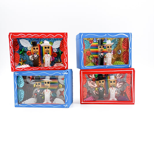 Cajita de calaveritas  LGBTQIA+ Parejas
