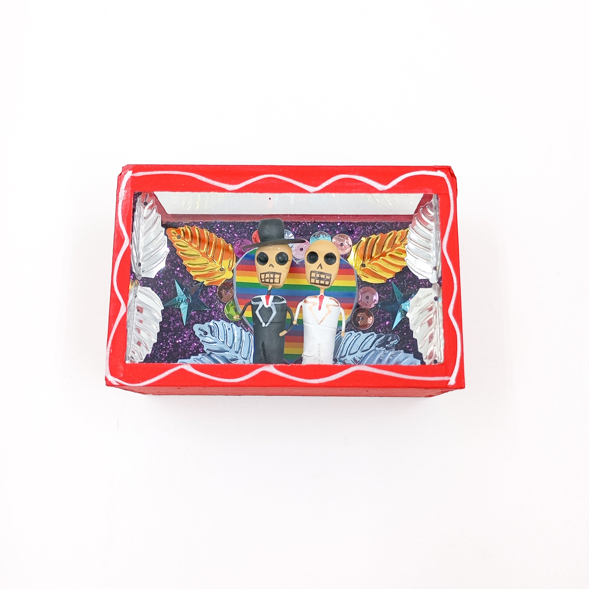 Cajita de calaveritas  LGBTQIA+ Parejas