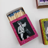 Cajita de cerillos – arte Kitsch mexicano con íconos pop