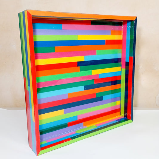 Charola de colores - colección papel reciclado