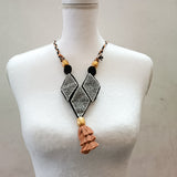 Backstrap woven necklace