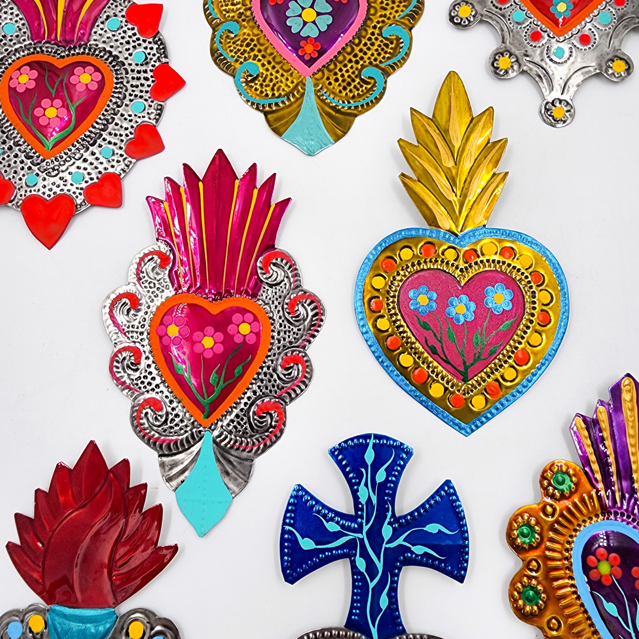 Corazón Milagrito de hojalata