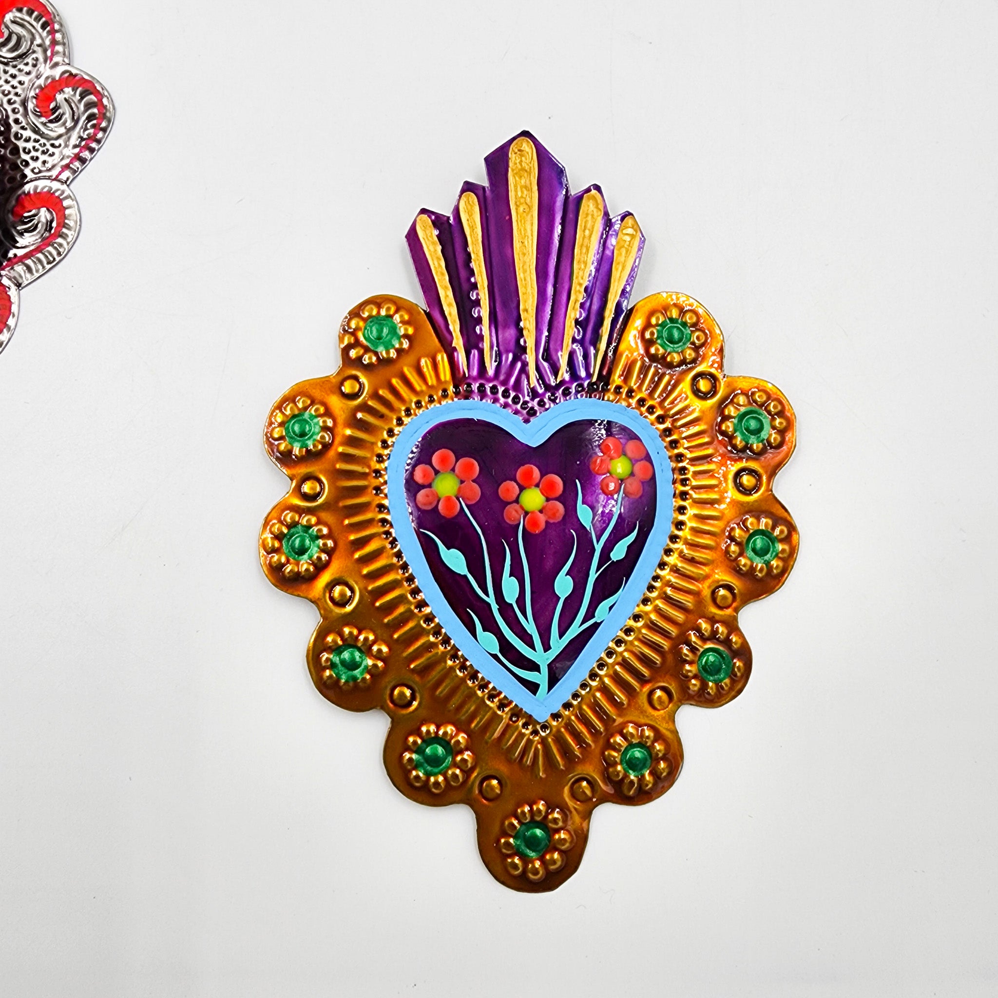 Corazón Milagrito de hojalata