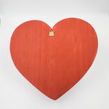 Corazón Grande con Milagritos y flores pintadas