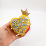 Corazon Milagrito con coronita