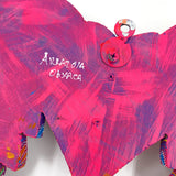 Heart with Wings Hand Painted Alebrije - Unique Craftsmanship from Oaxaca