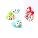 Corazones Milagrito de latón en colores pastel