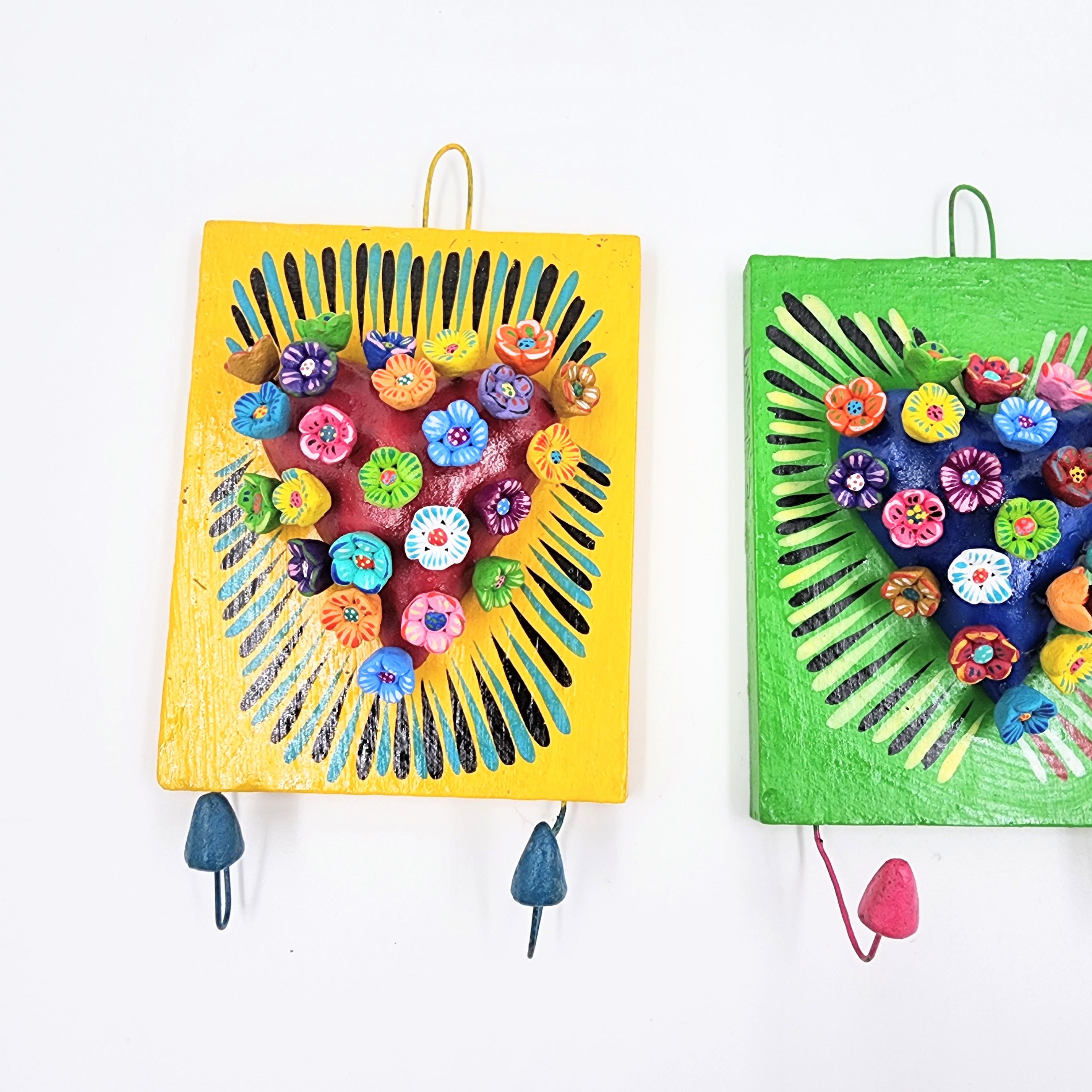 Cuadro corazón de Barro Betus artesanal