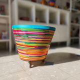 Cubremaceta “Serpentina” multicolor